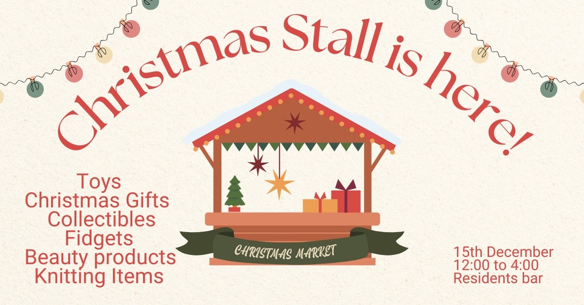 Christmas Fayre stalls 2025-12-15