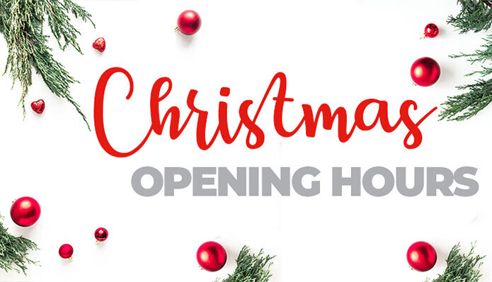 Christmas Opening Hours