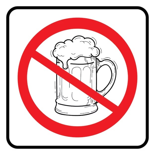No beer illustration