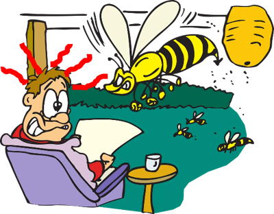 Notice From Management Office Closed Early Due to Wasp Infestation