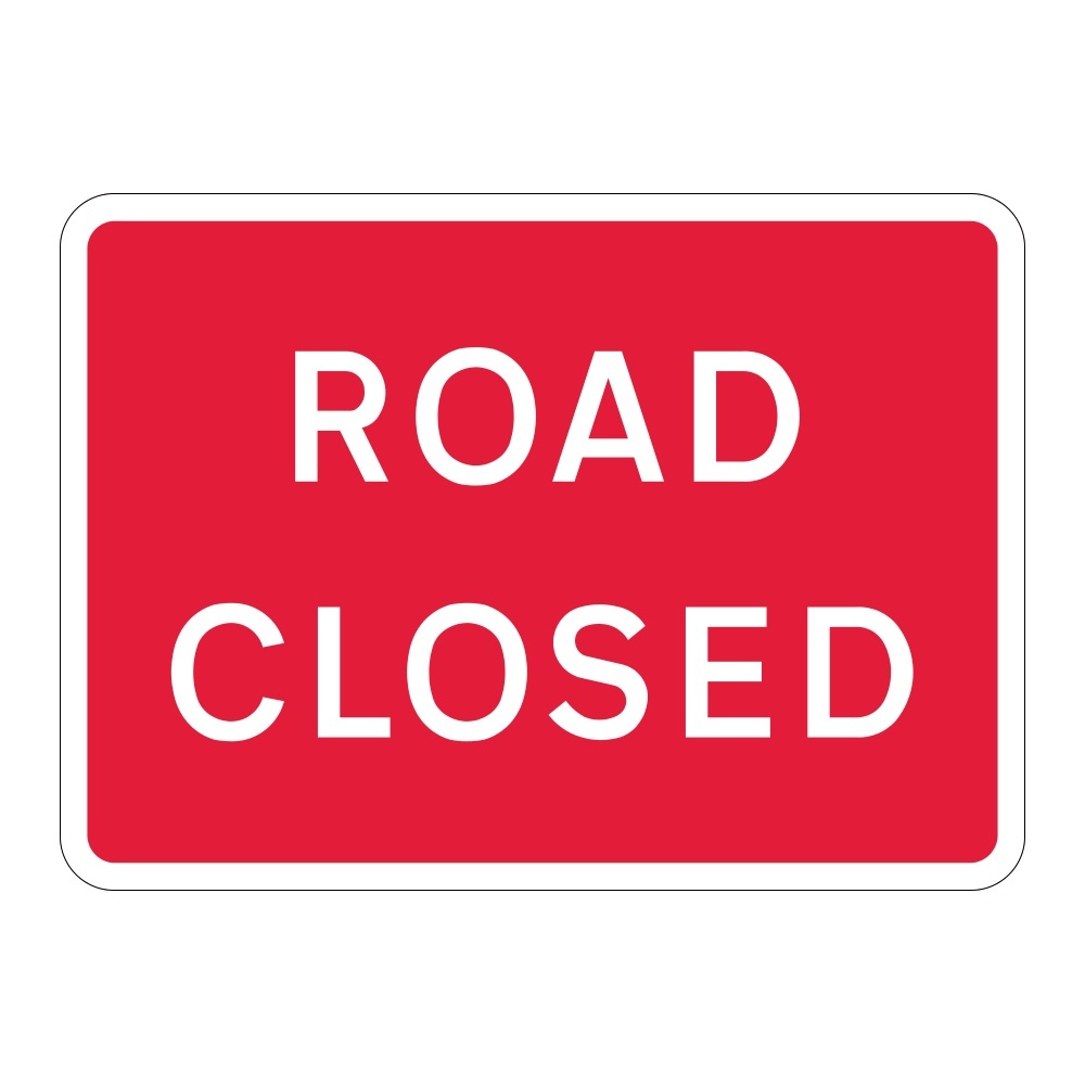 Road closed
