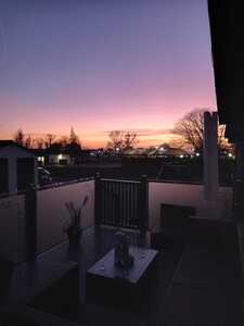 Sunset from decking 30th January 2023