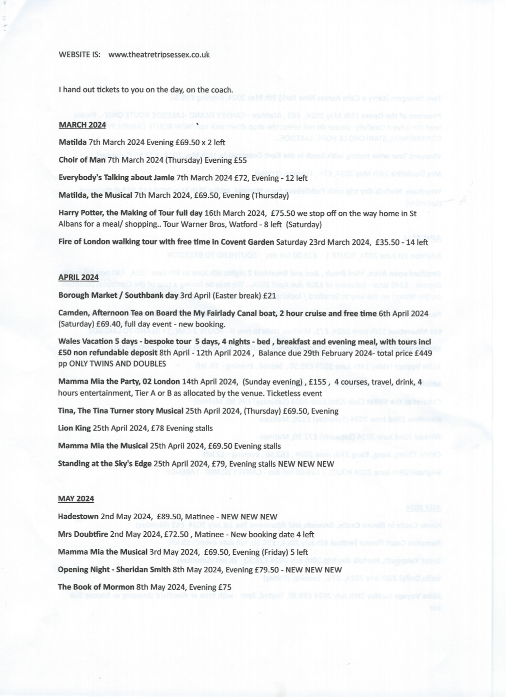 TTE Schedule 03-24 To 01-25 Page 1