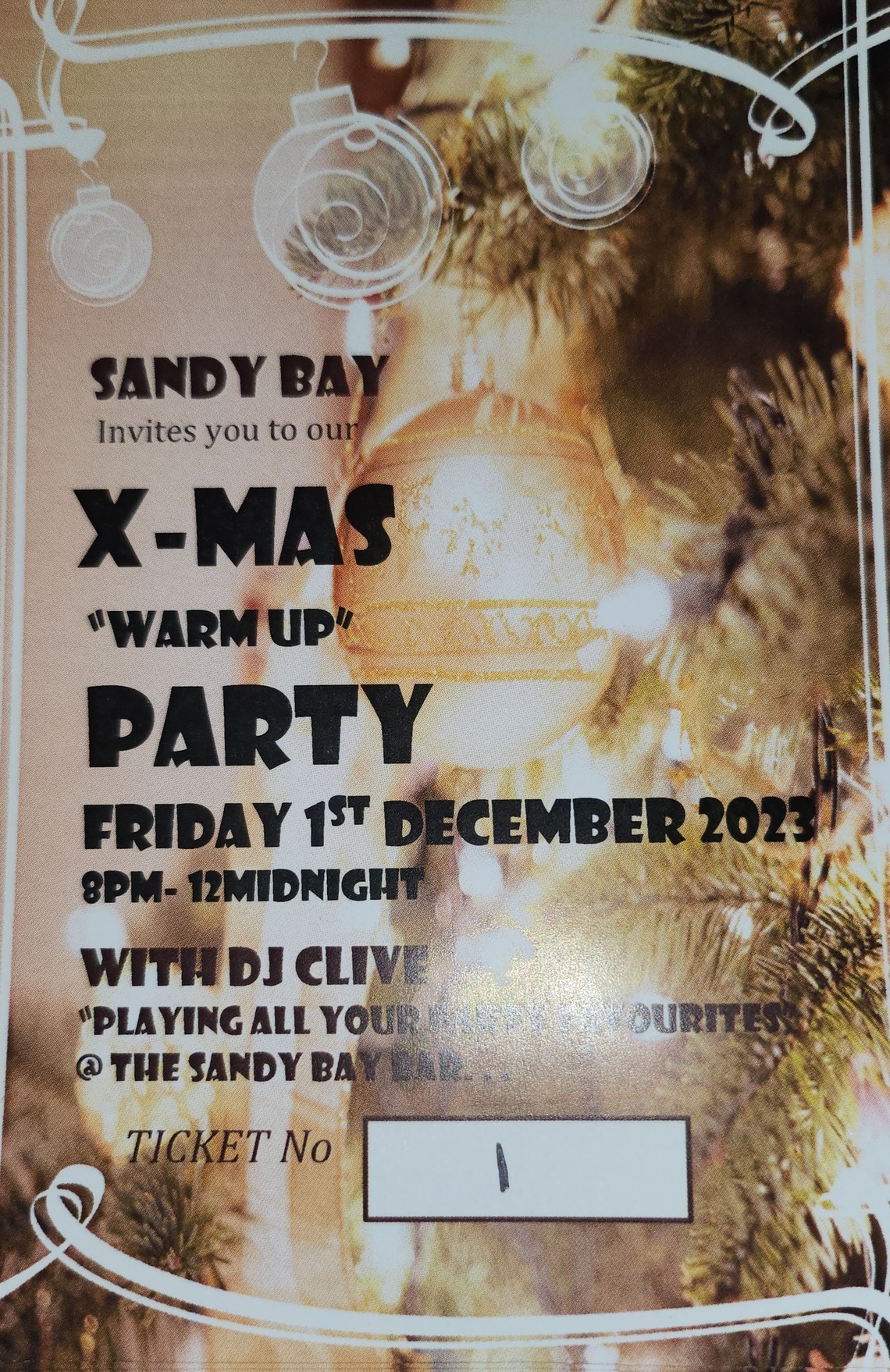 Christmas Warm Up Party 2023
