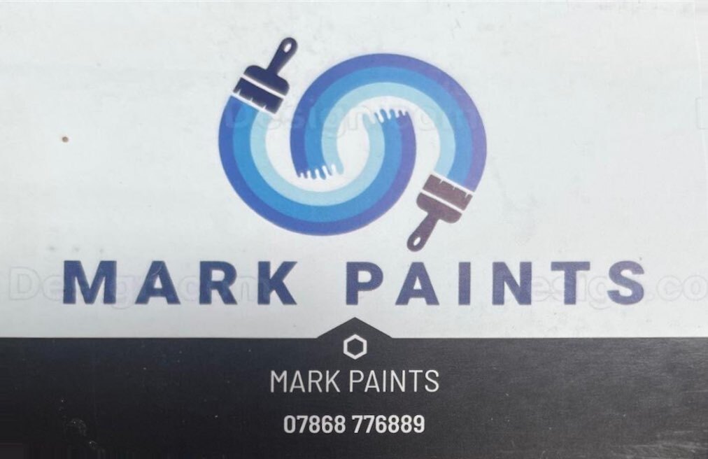 Mark Paints Business Card (front)