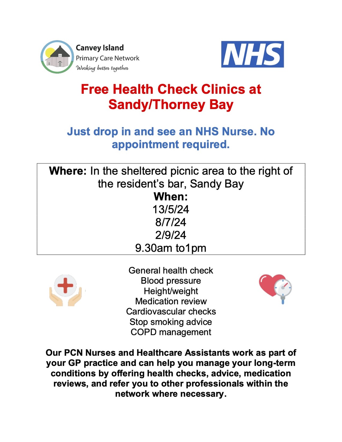 NHS Pop up poster 2024