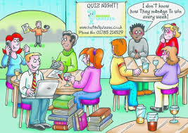 Quiz Night Cartoon